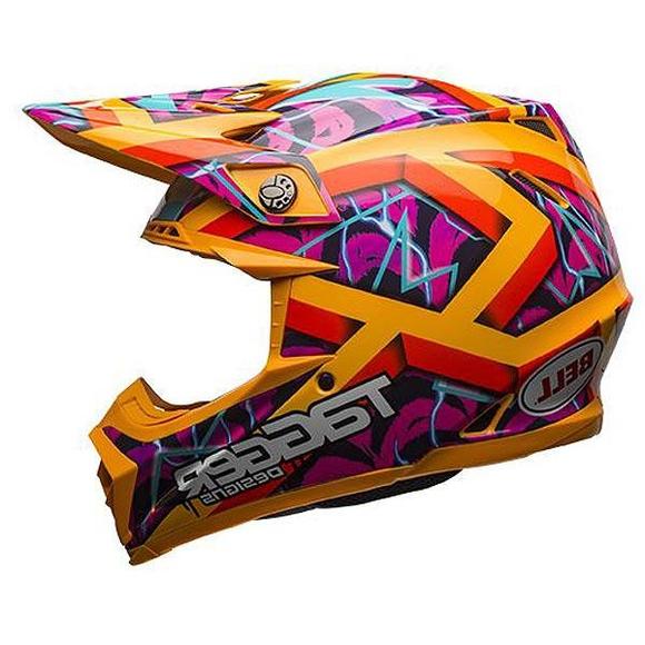 Bell Moto-9 Tagger Orange Motocross Helmet